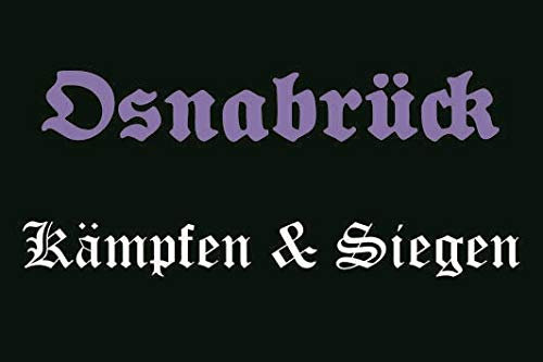 U24 Aufkleber Osnabrück Kämpfen & Siegen Flagge Fahne 12 x 8 cm Autoaufkleber Sticker