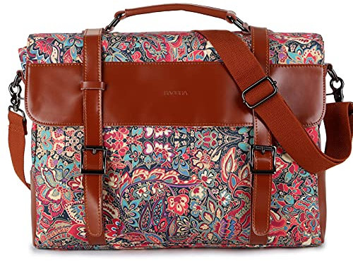 Baosha Aktentasche Frauen Laptoptasche Druck Umhängetasche Business Taschen Handtasche Schultertasche Arbeitstasche für Damen YL-03 (HS)