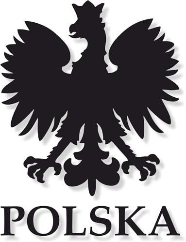 2x Aufkleber Poland Polska Polen Polish Adler Eagle Wappen Flag Fahne Sticker Folie