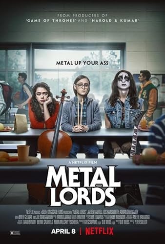 Metal Lords Poster A3 – Wandkunst, Heimdekoration, Filmposter, Leinwand, Film, Kino, Retro, Vintage, Kult, klassisch, Nostargic, Saga, moderner Nachdruck, wir drucken jedes Poster für Sie, randlos,