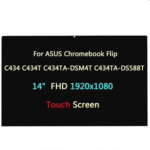 14.0 LCD Touch Screen Digitizer Display Assembly for Asus Chromebook Flip C434TA C434T C434 C434TA-DSM4T C434TA-DS588T FHD 1920 * 1080