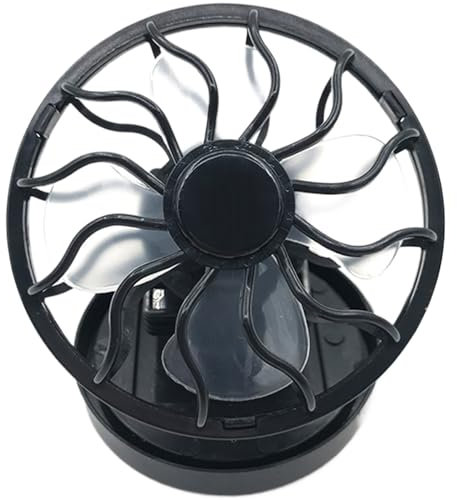 Yaoliucp Ventilador de sombrero 3 '' Dia Mini Clip en el ventilador con ventilador solar de 2800 rpm Solar Mini ventilador portátil para actividades interiores al aire libre, ventilador de sombrero