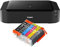 IC-Office IP8750 Farbtintenstrahl Drucker (Drucken, CD-Druck, A3, WLAN, AirPrint) schwarz + 6 XL Tintenpatronen