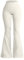 OQQ Damen Schlaghose hochtaillierte Yoga Leggings Dehnbare Glockenbund-Hosen mit weitem Bein Beige