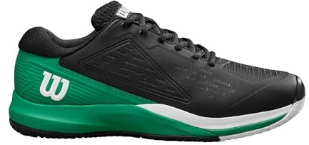 Wilson Rush Pro Ace Clay, Zapatillas de Tenis Zapato Hombre, Black/Bosphorus/White, 42 EU