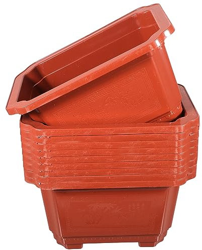 YARNOW 10 Pezzi Di Vasi Da Fiori Ispessiti Grandi Per Bonsai Da Vasi Da Piantagione in Plastica Contenitori Per Bonsai Alberi Da Frutto