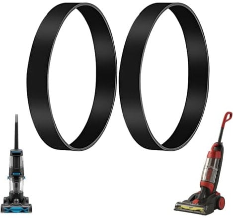 2Pcs Vacuum Cleaners Belts, Replacement Belts for VAX Dual Power Pet Carpet Cleaner ECR1V1DPP, Durable Rubber Material, Easy Installation for Upright Vacuum Cleaners