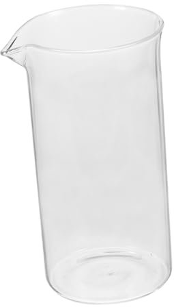 COLLBATH Tasse De Rechange Verre Pour Cafetière à Piston Filtre Réutilisable Design Pratique Et Léger Pour Extraction Café Et Thé