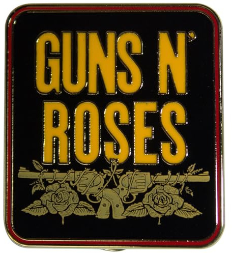Guns N' Roses Stacked Band logo Pin Badge One Size