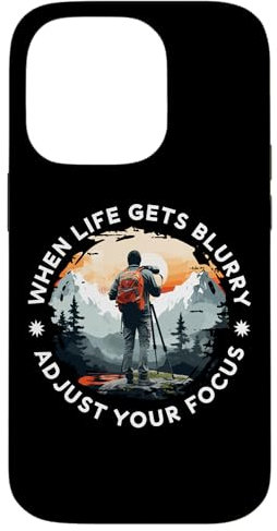 Fotógrafos divertidos Fotografía de Naturaleza Foto-cámara Carcasa para iPhone 14 Pro