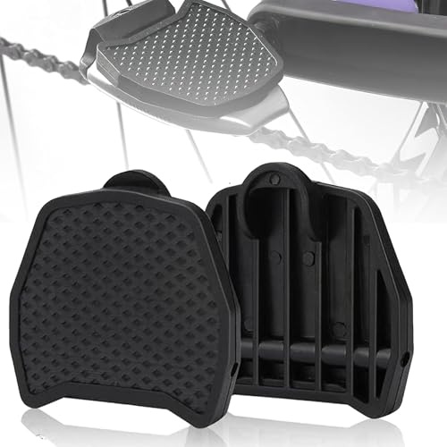 Pedal Platte kompatibel mit Shimano SPD-SL Klickpedalen, Road Bike Pedalaufsatz Adapter, Flachpedal Umwandlung für Grip und Komfort, Ersatz Pedalkonverter