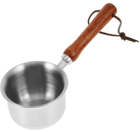 Mobestech Jarra de Leche Inoxidable con Asa Medidor para Salsas Ligero y Práctico para Fiestas y Reuniones