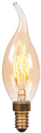 LUCIDE CT35 Glühlampe, Ø 3,5 cm, E14, 1 x 3 W, 2200 K, Bernsteinfarben