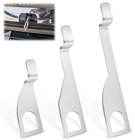 3 Stück Edelstahl Heckklappenaufsteller 10/15/20 cm, Heckklappen Aufsteller für VW T4 T5 T6 Multivan, California, Camping, Bus, Auto Heckklappen Aufsteller Heckklappenhalterung