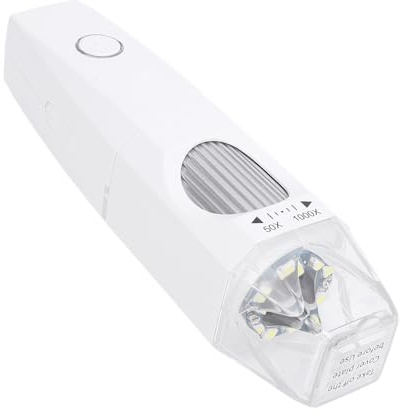 Bewinner Drahtloses Digitales Mikroskop, 50x 1000x Zoom Fixed Focus HD -Lupe, 2MP Bildauflösung, USB -Handheld -Mikroskop -Inspektionskamera mit Einstellbaren Ständer 8 LED -Leuchten für