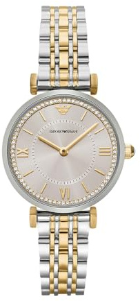 Emporio Armani Women's Analog Quartz Watch with Stainless Steel Strap AR11702