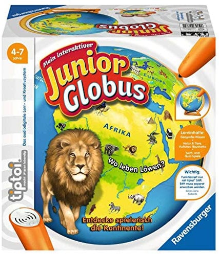 Ravensburger Tiptoi 00785 - Mein Interaktiver Junior Globus - Kinderspielzeug Ab 4 Jahren