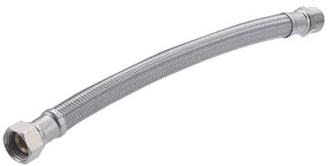 Flexible inox mâle - femelle 15x21 passage intérieur 13 mm - longueur 30cm NOYON & THIEBAULT