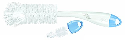 NUK 2 in 1 Bottle and Teat Brush (Colours May Vary)
