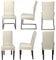 Staboos Stuhlhussen 6er Set - Hochwertige und elastische Stuhlhussen für Swingstühle - Pflegeleichte Stuhlbezüge & Hussen für Stühle - Perfekter Stuhlbezug 6er Set - ÖKO TEX Zertifiziert - Creme