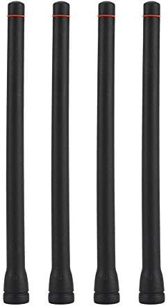 Bewinner Antenne Radio Portative à Deux Voies De Radio De Talkie-Walkie Radio en Caoutchouc à Gain Élevé en Caoutchouc d'Antenne en Caoutchouc De 4PCS Portable pour IC-F3 F11