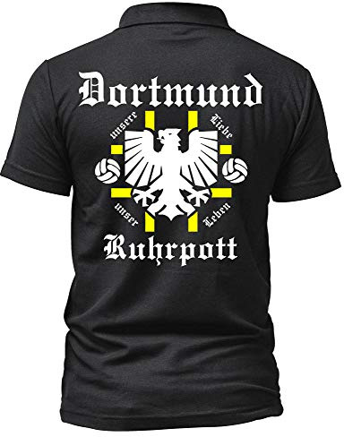 Dortmund Ruhrpott Poloshirt | Fussball Sport Trikot Ultras Geschenk Polo