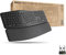 Logitech ERGO K860 for Business geteilte kabellose Tastatur – Ergonomisches Design, gesicherte Logi Bolt Technologie, Bluetooth, weltweit zertifiziert, Windows/Mac/Chrome/Linux, DEU QWERTZ - Graphit