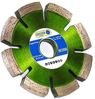 SIEGER Profi Fugenfräser 115mm x 6mm Nutfräser Räumscheibe Diamantfräser | Fräsen von Fugen | Premium-Qualität für professionellen Einsatz |