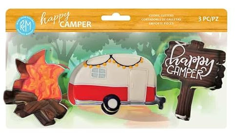 R & M International Happy Camper Ausstechform, Einheitsgröße, mehrfarbig