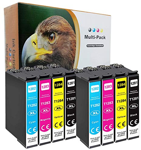 8er Set Druckerpatronen kompatibel zu Epson Stylus Office BX305f BX305fd BX305fw S22 SX125 SX130 SX230 SX235w SX420W SX425W SX430W SX435w SX438W SX440W SX445W