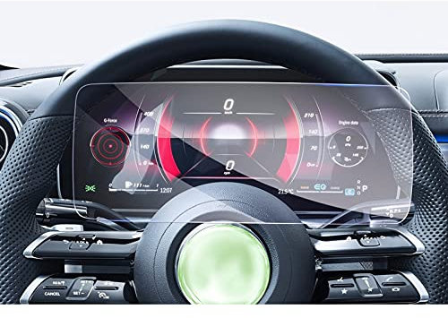 GAFAT M-ercedes Benz C-Klasse W206 / GLC X254 2023 2024 2025 12,3 Digital Cockpit Schutzfolie, C-Klasse W206 12,3 Digital Cluster Glas Displayschutzfolie, Stoßfest, 9H Anti-Kratzen