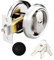 XIUXLI Round Pocket Door Lock,Passage Door Handle Lock Knobs Lockset - Privacy Door Latch Lock Set, 304 Stainless Steel,with 3 Keys, Bed Room, Kitchen, Bathroom, Laundry Room Doors Throw Gate Lock