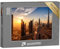 puzzleYOU: Puzzle 2000 Teile „Dubai bei Sonnenaufgang“ – aus der Puzzle-Kollektion Dubai, Burj Khalifa, Sonnenuntergang, Städte Weltweit