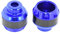 QOKLIYUI 1 Paar Motorrad Gabel Cups Stoßdämpfer Fallschutz Aluminium Slider Crash Guards Protektoren Ersetzen von Teilen, Blau