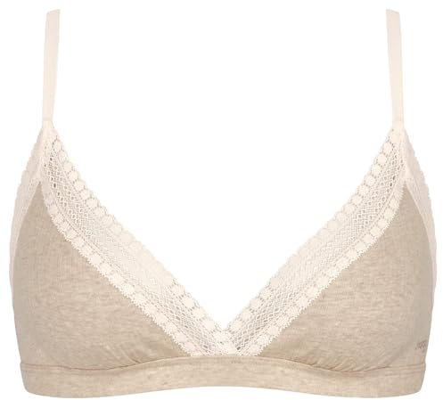 sloggi Damen GO Ribbed R Bralette, Grey Combination, M
