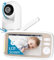 Zawaer Camara Vigilancia Bebe 5 HD 720P,Bebé Monitor Cámara Bebe,Camara Para Bebes,Vigilabebes Con Camara, Visión Nocturna, Vox, 3X Zoom,Comunicación Bidireccional, Sensor De Temperatura, Recargable.