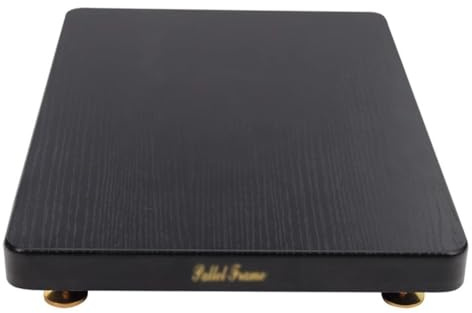 1-stufiges HiFi-Rack-AV-Regal Multifunktionale MDF-Regale Für AV-Verstärker HiFi-Verstärkerschrank TV-Ständer HiFi-Rack-Ständerschrank (Color : Schwarz, S : 35 * 25cm(1Tier))