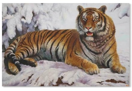 Schneetiger，Papier Puzzle 1000 Stück Adult Toys Dekompressionsspiel（38x26cm）-G84