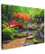MuchoWow© Impression sur Toile Decoration Murale Peinture 80x60 cm Tableaux Decoratifs Muraux Décoration Chambre Jardin japonais - Nature - Arbres - Plantes - Japon