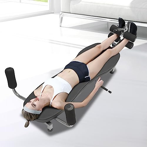 LOYEMAADE Rückenstreck,Multifunktionale Back Stretch Traction Inversions Tisch Rückenschmerzen Traktion der Halswirbelsäule,Eehnbar,330,7 lbs Gewichtskapazität