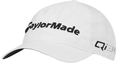 TaylorMade Tour Litetech 2025 Golfkappe für Herren, weiß, One size