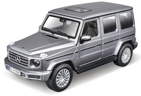 Maisto 2019 Mercedes-Benz G-Klasse (2019) Super Car - Maßstab 1:24 - Unglaublich detailliertes Replik Sammlermodell Fahrzeug, Silber