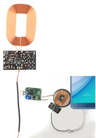 Kabelloses 5V 1A 5W Qi Kompatibles Ladeempfängermodul Drahtloses Ladegerät Empfänger Drahtlose Ladespule Zum Schnurlosen Laden Aller Standard Smartphones