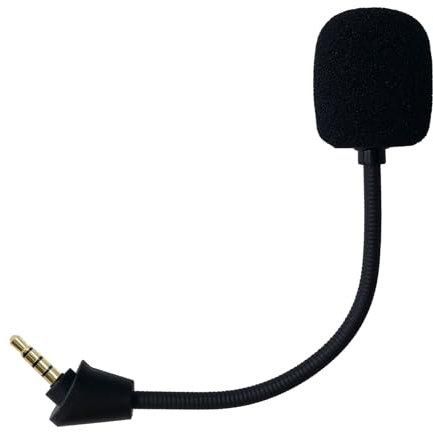 SPTSSWET - Micrófono de repuesto para Kingston para HyperX Cloud 2 II - Auriculares de juego inalámbricos desmontables antiruito micro para PS4, Xbox One, PC, Jack 3,5 mm, 5,9 pulgadas