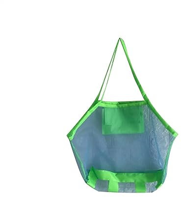 Sac à jouets en maille Enfants plage jouet maille sac enfants coquille sac de rangement jouets de plage coquillage maille piscine sac sable jouets for garçons et filles cadeau Sac de rangement pour jo