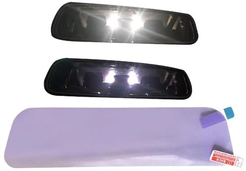 Car Rearview Mirror Film, Protective Sticker Auto Rearview, Anti Fog Scratch-Resistant Interior Rear View Mirror, Waterproof Glare Shield for Clear Vision, 5x20cm