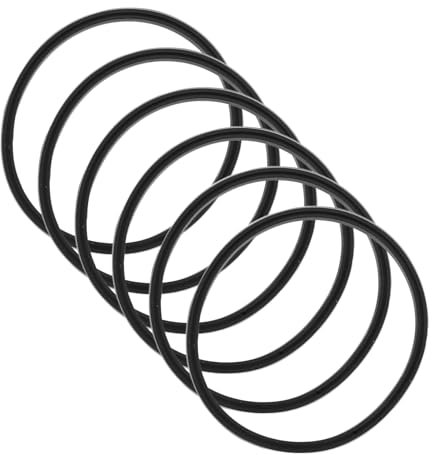 6pcs Travel Mugs Gasket: No Leaking Seal for Water Bottle - Flexible Silicone Sealing Ring Accessory for Tumbler - Compatible with Contigo