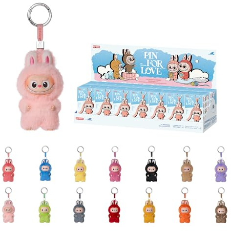 Labubu The Monsters Pin for Love Series Vinyl Plush Pendant (N-Z) Sealed Case (14 Blind Box)