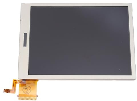 Oreilet Pantalla LCD Inferior Inferior, Reemplazo de Pantalla LCD Inferior con Película Protectora para 3DS, a Prueba de Arañazos, Instalación Fácil Transportar