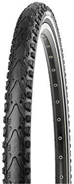 KENDA Mixte Reifen 700x38c, 40-622, K-935, Khan, 60 Tpi, K-Shield Plus, Reflexsstreifen, Schwarz, mit Banderole, 10er Ballen, Pannensicherer Alltagsreifen. Copertone
